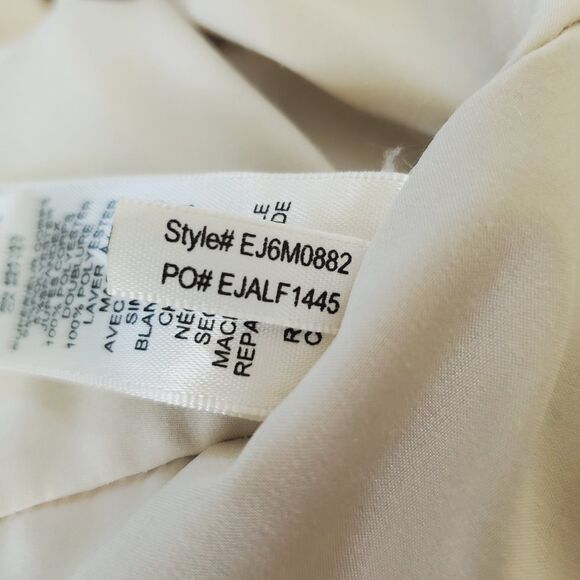 Eliza J Maxi Dress Women's Size 8 Sleeveless Scarf Geometric Print Flowy READ - Picture 15 of 15